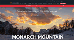 Desktop Screenshot of monarchmountainlodge.com